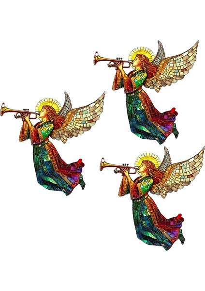 Noel Meleği Güneş Tutucu, Vitray Pencere Asılı Akrilik Disk Kolye Noel Hediyesi (Yurt Dışından) fiyatları