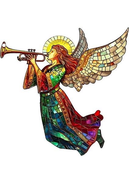 Noel Meleği Güneş Tutucu, Vitray Pencere Asılı Akrilik Disk Kolye Noel Hediyesi (Yurt Dışından) modelleri