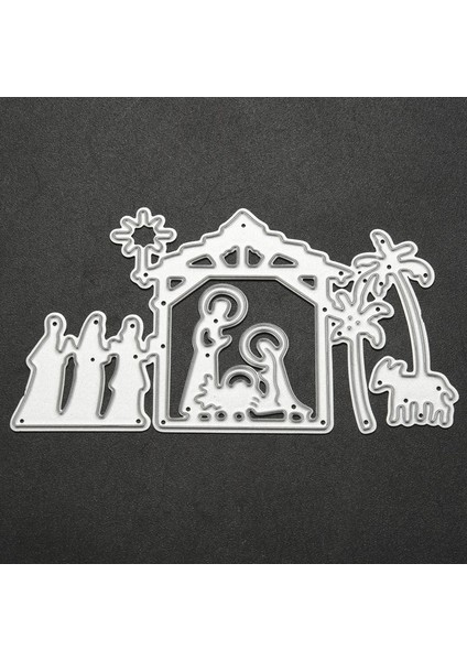 Kesme Kalıpları Şablon Şablonu Scrapbooking Kabartma Makinesi Kabartma Şablon Şablonları, Big Shot / Cuttlebug / ve Diğer Delme Makineleri Için (G) (Yurt Dışından) modelleri