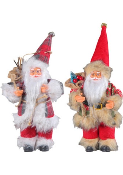 Noel Baba Noel Süsleri Ayakta Noel Baba Görseli Noel Süslemeleri Tatil Evi Dekorasyonu (Yurt Dışından) fiyatları