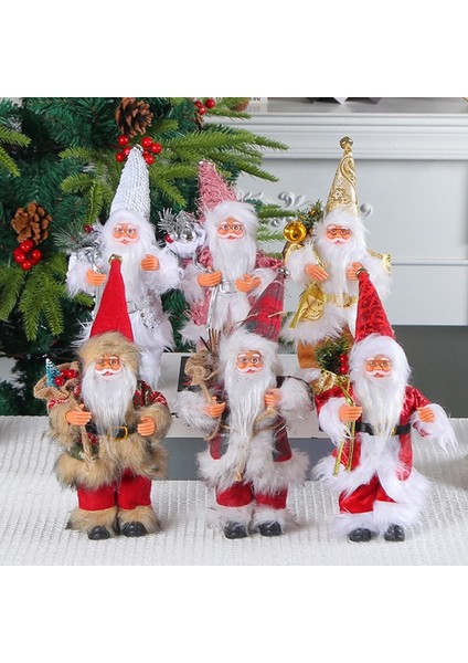 Noel Baba Noel Süsleri Ayakta Noel Baba Görseli Noel Süslemeleri Tatil Evi Dekorasyonu (Yurt Dışından) fırsatları