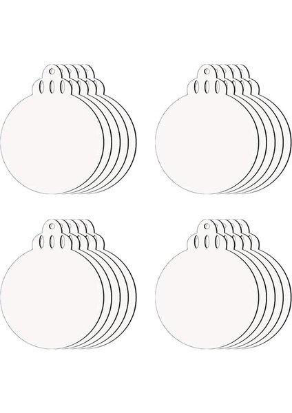 20 Adet Süblimasyon Noel Süsü Boş Mdf Çift Taraflı Isı Transferi Süblimasyon Anma Noel Süsü (Yurt Dışından) fiyatları