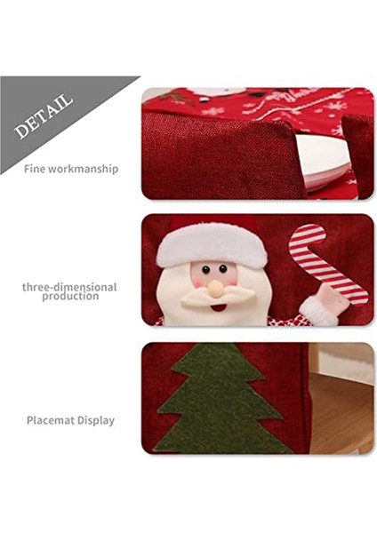 Noel Sırt Sandalye Kılıfları, Yemek Odası Sandalye Kılıfları, Akşam Yemeği Sandalye Kılıfları, Noel Ziyafeti Sandalye Kılıfı, Mutfak Sandalye Kılıfı, Yemek Odası Dekoru (Yurt Dışından) modelleri