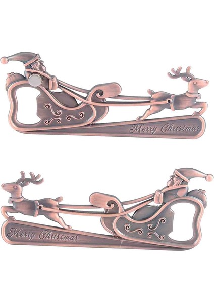 2 Adet Noel Alaşımlı Şişe Açacağı, Noel Partisi Dekorasyon Hediyesi, Arkadaşlar ve Aile Için Hediye Kutusu ile Parti (Yurt Dışından) fiyatları