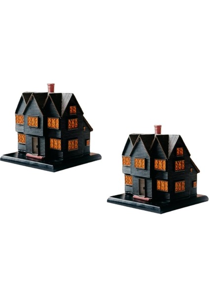 Salems Cadı Evi Tütsü Brülörü Massachusetts Cadı Evi Cadılar Bayramı Noel Tatili Süsleme Tütsü Brülörü 2 Adet (Yurt Dışından)