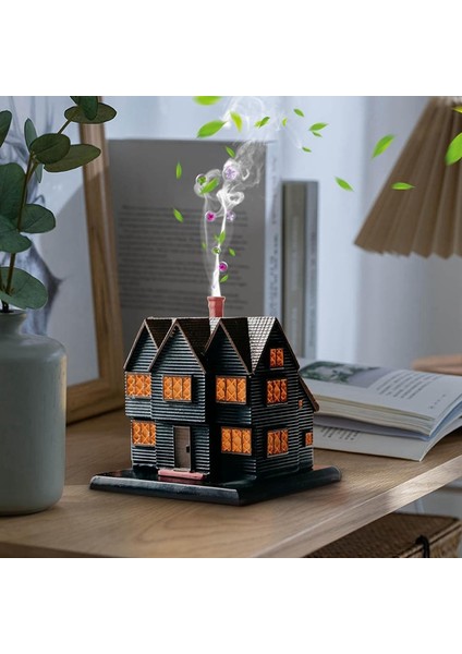 Salems Cadı Evi Tütsü Brülörü Massachusetts Cadı Evi Cadılar Bayramı Noel Tatili Süsleme Tütsü Brülörü 2 Adet (Yurt Dışından) fırsatları