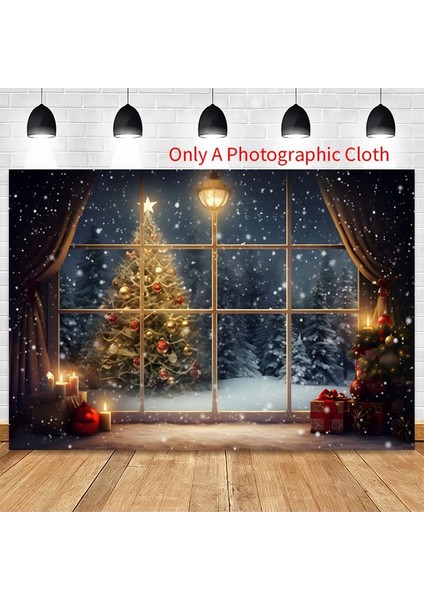 210X150CM Noel Arka Plan Bezi Noel Ağacı Kar Tanesi Parti Dekorasyonu Çocuk Fotoğrafçılığı Arka Plan Bezi, H (Yurt Dışından) fırsatları