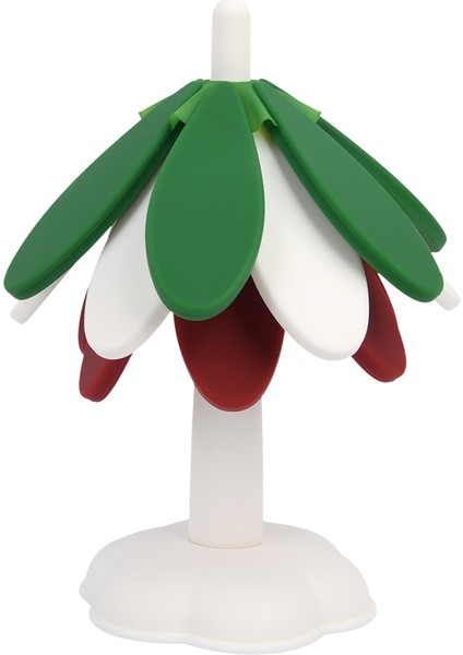 Noel Ağacı Isıtmalı Masa Örtüsü Ev Tipi Çay Altlığı Haşlanma Önleyici Mat Katlanabilir Isı Yalıtımlı Mat B (Yurt Dışından)