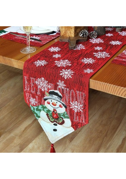 Noel Masa Örtüsü, -Mutfak Yemek Odası Noel Dekorasyonu Için Kış Masa Örtüsü, Ev Partisi Masa Dekorasyonu Için (Yurt Dışından) fiyatları