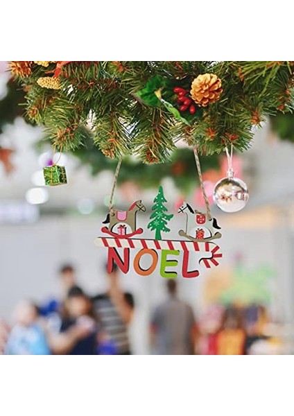 Ön Kapı Için Noel Hoş Geldiniz Yazısı - Renkli Harfli Ahşap Duvara Asılan Yazı Noel Ağacı Kapı Dekor Yazısı Noel (Yurt Dışından) fırsatları