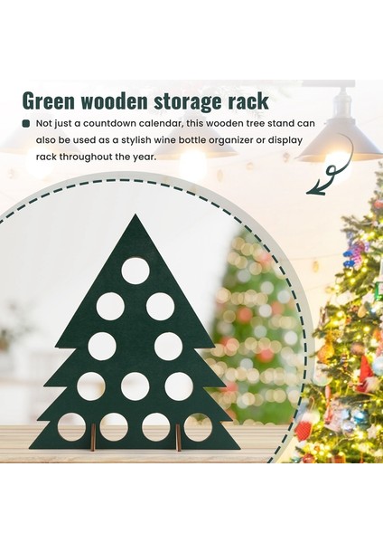Yetişkin Advent Takvimi, Ahşap Noel Ağacı Mini Alkol Tutucu, Şarap Şişesi Standı ve Hediyelerle Içki Ağacı Geri Sayımı (Yurt Dışından) fiyatları