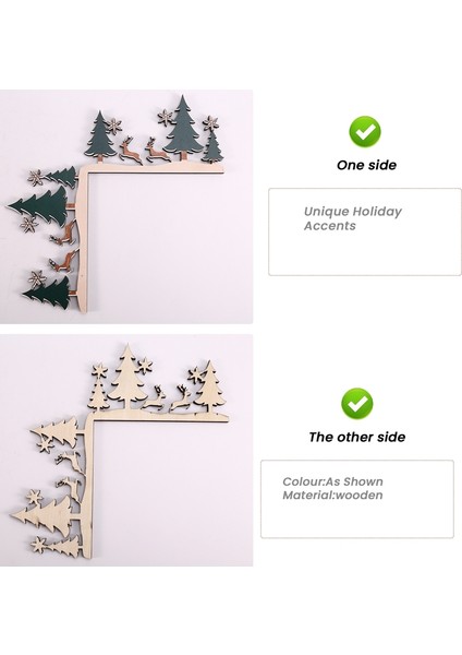 Noel Kapı Üstü Süsleri, Kapı Üstü Çerçeve Köşe Tabela Süslemeleri, Ev Dekorasyonu Için Ev Çerçeve Dekor Süsü (Yurt Dışından) indirimleri