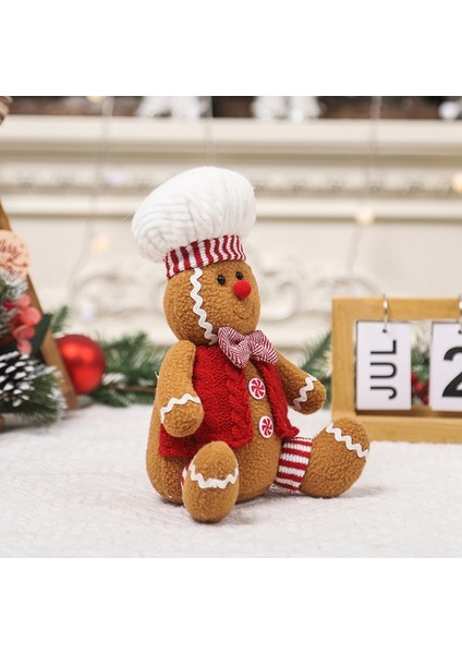 Noel Süsleri, Çizgi Film Oturan Zencefilli Kurabiye Figürleri, Masaüstü Dekorasyon Aksesuarları Kız (Yurt Dışından) fırsatları