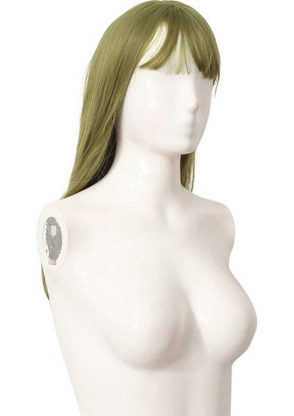 Nane Yeşili Saçaklı Büyük Dalgalı Uzun Kıvırcık Saç Gerçekçi Uzun Peruk Sentetik Peruk Cosplay Maskeli Balo Noel Cadılar Bayramı Için (Yurt Dışından) modelleri