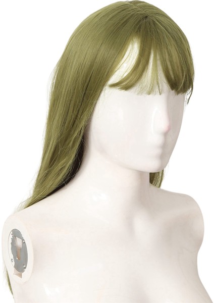 Nane Yeşili Saçaklı Büyük Dalgalı Uzun Kıvırcık Saç Gerçekçi Uzun Peruk Sentetik Peruk Cosplay Maskeli Balo Noel Cadılar Bayramı Için (Yurt Dışından) fırsatları