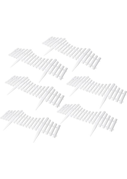 6 Adet Avlu Iç Veya Dış Mekan Bahçe Çiti Plastik Çit Anaokulu Çiçek Küçük Çit Kendin Yap Çit Dekorasyonu (Yurt Dışından) fırsatları