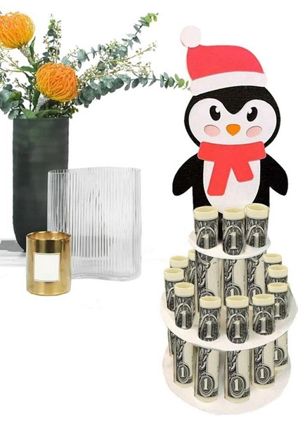 Nakit Tutucu Düzenleyici Ahşap Noel Para Tutucu El Yapımı Asılabilir Dekoratif Çıkarılabilir Nakit Tutucu Oturma Odası Için (Yurt Dışından) fiyatları