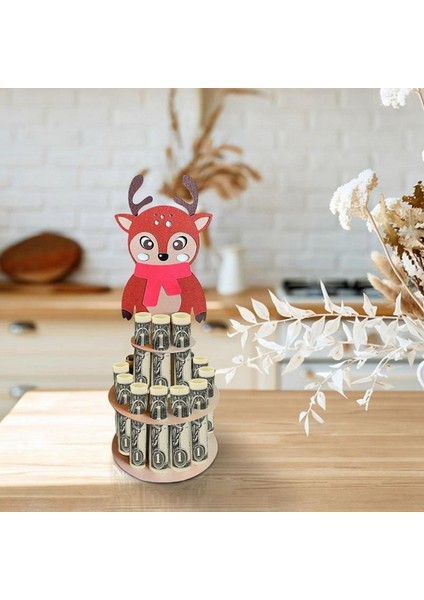 Nakit Tutucu Düzenleyici Ahşap Noel Para Tutucu El Yapımı Asılabilir Dekoratif Çıkarılabilir Nakit Tutucu Oturma Odası Için (Yurt Dışından) modelleri