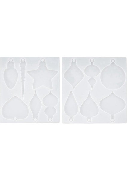 2 Adet Noel Reçine Kalıpları, 12 Farklı Şekilde Noel Süsü Reçine Kalıpları, Reçine Dökümü Için Noel Silikon Kalıpları (Yurt Dışından) modelleri