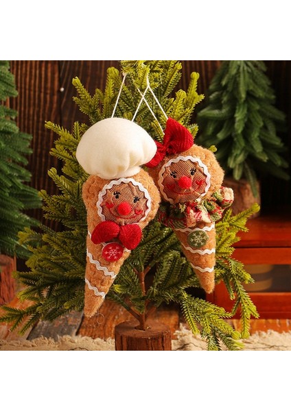 Noel Figür Serisi Kumaş Uzun Bacaklı Pencere Dekorasyonu Noel Ağacı Dekoru Noel (D) (Yurt Dışından) fiyatları