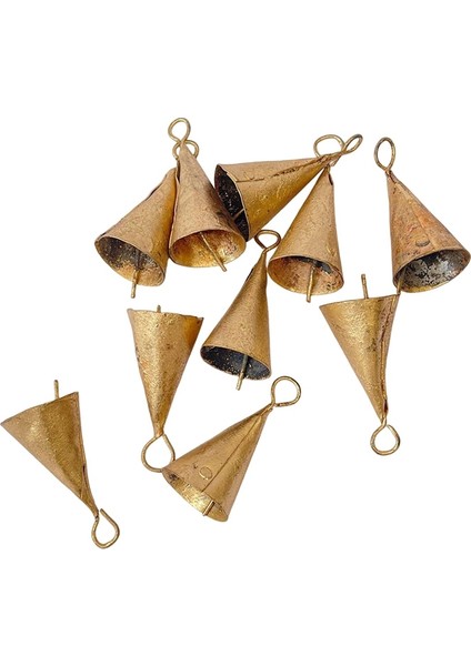 10 Adet Vintage Asılı Çanlar Noel Süslemeleri Ev Dekorasyonu Için Çanlar, Halat Stili C ile Inek Çanları Dekorasyonu (Yurt Dışından) fırsatları