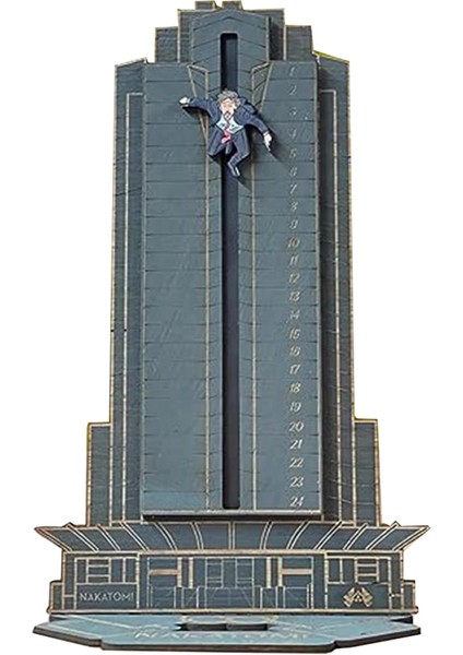 Gruber Nakatomi Meydanı'ndan Düşüyor, Komik Noel Cadılar Bayramı Takvimi Ahşap Noel Geri Sayım Takvimi Dekoru B (Yurt Dışından)