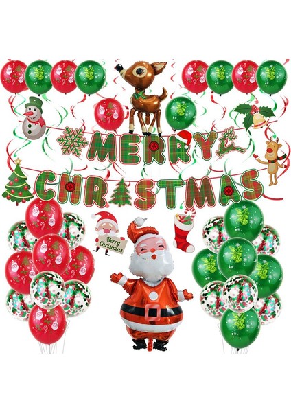 1 Set Noel Spiral Tavan Asılı Noel Baba Çan Girdap Afiş Noel Partisi Oda Dekorasyonu (Yurt Dışından) modelleri