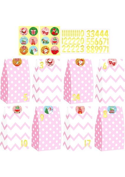 24 Adet Noel Çantaları Tatil Çantaları Noel Hediye Çantaları Şeker Büfesi Kağıt Çantalar Noel Tatili Için (Yurt Dışından) fiyatları