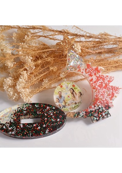 Kendin Yap Noel Ağacı Fotoğraf Çerçevesi Silikon Kalıp Kristal Epoksi Reçine El Sanatları Döküm Kalıbı El Yapımı Dekorasyon Noel Kalıpları (Yurt Dışından) indirimleri