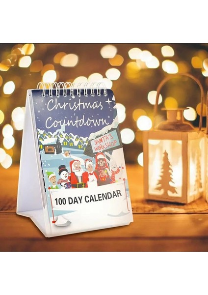 2024 100 Günlük Noel Geri Sayım Takvimi Masaüstü Advent Takvimi Ev Masaüstü Advent Geri Sayım Takvimi Dekorasyonu (Yurt Dışından) fiyatları