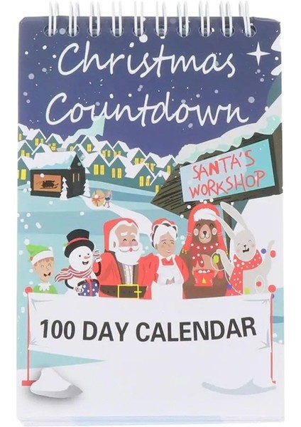 2024 100 Günlük Noel Geri Sayım Takvimi Masaüstü Advent Takvimi Ev Masaüstü Advent Geri Sayım Takvimi Dekorasyonu (Yurt Dışından) indirimleri
