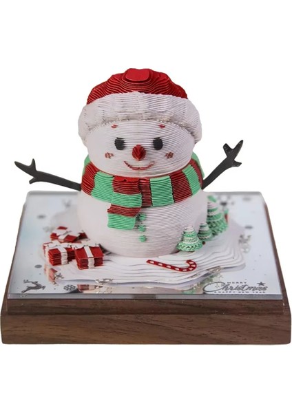 2025 3D Masa Takvimi Koparılabilir Takvimler - Kendin Yap Kağıt Oymacılığı, Sanatsal Koparılabilir Tasarım, Yapışkan Notlar Dahil (Yurt Dışından)