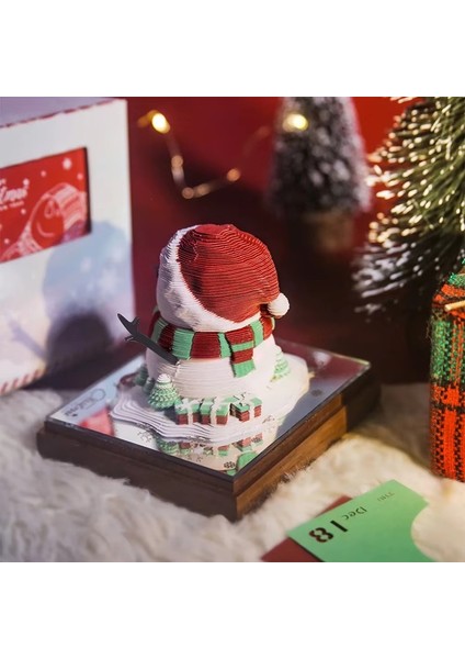 2025 3D Masa Takvimi Koparılabilir Takvimler - Kendin Yap Kağıt Oymacılığı, Sanatsal Koparılabilir Tasarım, Yapışkan Notlar Dahil (Yurt Dışından) indirimleri