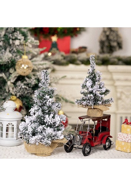6'lı Paket Yapay Mini Noel Ağacı Masaüstü Mini Noel Ağacı Kendin Yap Tatil Iç Mekan Dekorasyonları (Yurt Dışından) modelleri