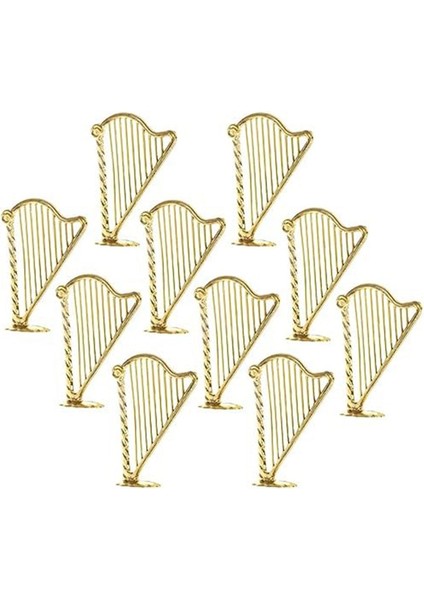 Minyatür Arp, Minyatür Müzik Aleti Modeli, Müzik Partisi Ev Dekorasyonu Için Mini Arp Modeli Kolye (Yurt Dışından)