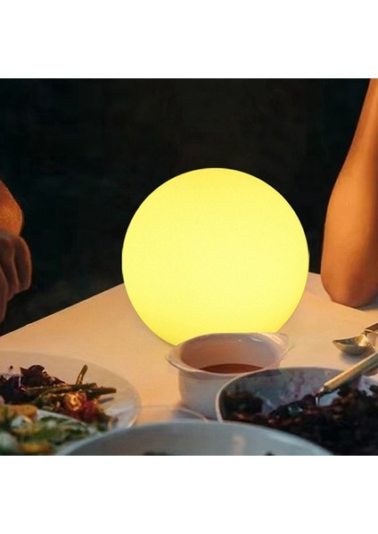 Küresel Ay Atmosfer Gece Lambası Su Geçirmez LED Bahçe Topu Işığı Peyzaj Aydınlatma Çim Lambası 20X20CM (Yurt Dışından) modelleri