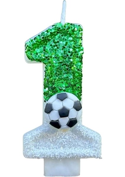 Futbol Mumları 0-9 Numaralı Yeşil Parıltılı Doğum Günü Yaratıcıları Erkek Çocuk Partisi Pasta Üstü Dekorasyonu Için Futbol Mumu (Yurt Dışından) fırsatları