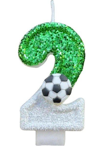 Futbol Mumları 0-9 Numaralı Yeşil Parıltılı Doğum Günü Yaratıcıları Erkek Çocuk Partisi Pasta Üstü Dekorasyonu Için Futbol Mumu (Yurt Dışından) indirimleri