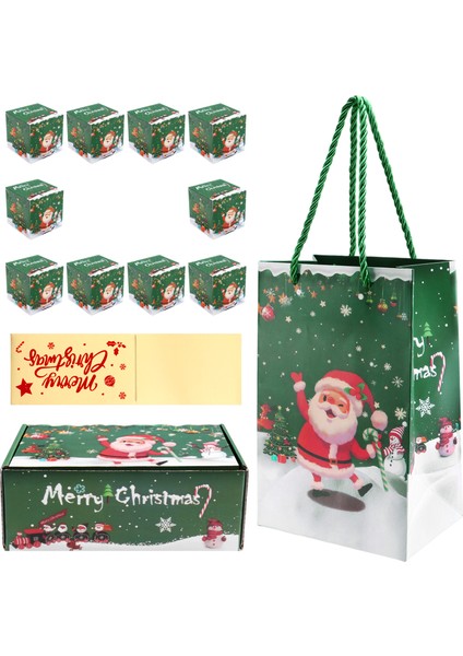 Noel Para Kutusu Seti Hediye Kutusu Patlaması Para Için Noel Para Kutusu Nakit Hediye Çekmecesi (Yeşil 10 Adet) (Yurt Dışından) modelleri