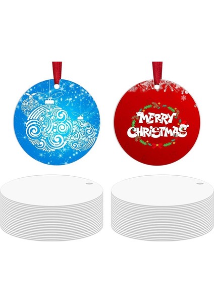 36 Adet Metal Süblimasyon Süs Boşluğu, Noel Ağacı Dekoru Için Süblimasyon Noel Süsü Boşluğu (Yurt Dışından) fiyatları