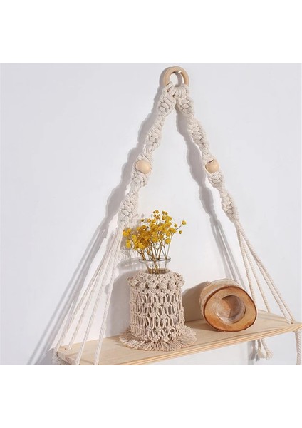 Yatak Odası Oturma Odası Için Duvara Monte Ahşap Dekorasyon Rafları Boho Dekor (Yurt Dışından) fiyatları