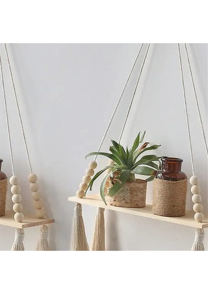 Yatak Odası Oturma Odası Için Duvara Monte Ahşap Dekorasyon Rafları Boho Dekor (Yurt Dışından) fırsatları