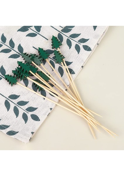 200 Adet Noel Kokteyli Çubukları Kürdanlar Dekoratif Şişler Noel Partisi Çubukları Yiyecek Süslemeleri Için Şiş Çubukları B (Yurt Dışından) modelleri