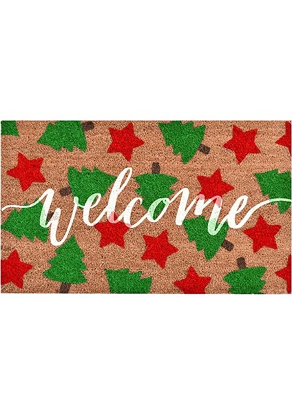 Kapı Paspası Iç Mekan Girişi Noel Kapı Paspasları Hoş Geldiniz Halısı Ön Kapı Paspası Süslemeleri Noel Banyo Halısı (Yurt Dışından) indirimleri