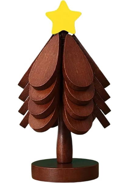 Mutfak Yalıtım Matı Noel Ağacı Şeklinde Masif Ahşap Yemek Masası Haşlanma Önleyici Bardak Altlığı Tencere Altlığı Ev Dekorasyonu B (Yurt Dışından)