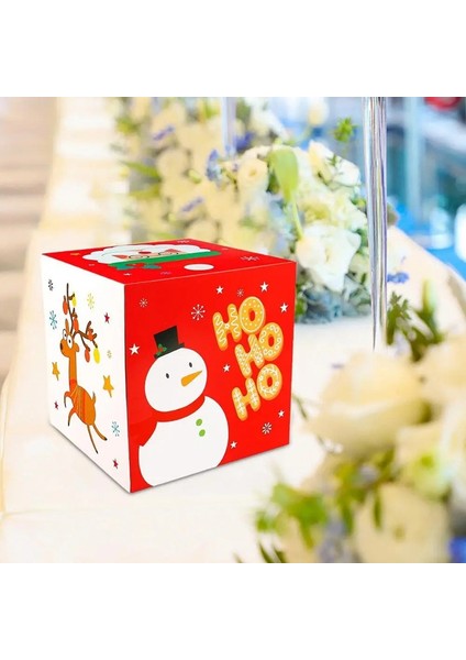 Noel Şekerleme Paketleme Kutusu Küçük //noel Baba Şekerleme Kutusu 25 Cm/9,84 Inç Kapaklı Tatil Şekerleme Kutusu Noel (Yurt Dışından) modelleri