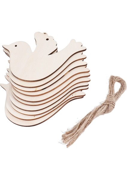 Düğün Dilek Ağacı Veya Süsü Için 10 Adet/takım Ahşap (Yurt Dışından) fırsatları