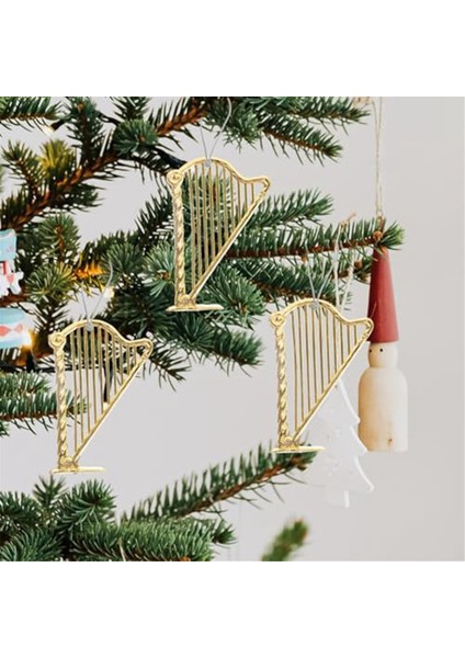 Minyatür Arp, Minyatür Müzik Aleti Modeli, Müzik Partisi Ev Dekorasyonu Için Mini Arp Modeli Kolye (Yurt Dışından) modelleri