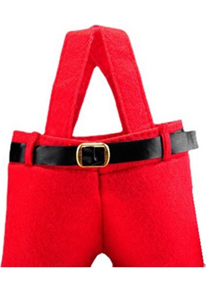 6'lı Noel Baba Pantolonu Hediye Çantaları, Küçük Şeker Çantaları, Noel Partileri Için Dekoratif Hediye Keseleri (Yurt Dışından) indirimleri