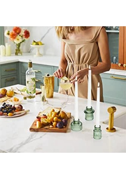 Konik Cam Şamdanlıklar Masa Orta Parçaları, Düğün Dekorasyonu ve Parti Dekorasyonu Için Mumluklar (Yurt Dışından) indirimleri